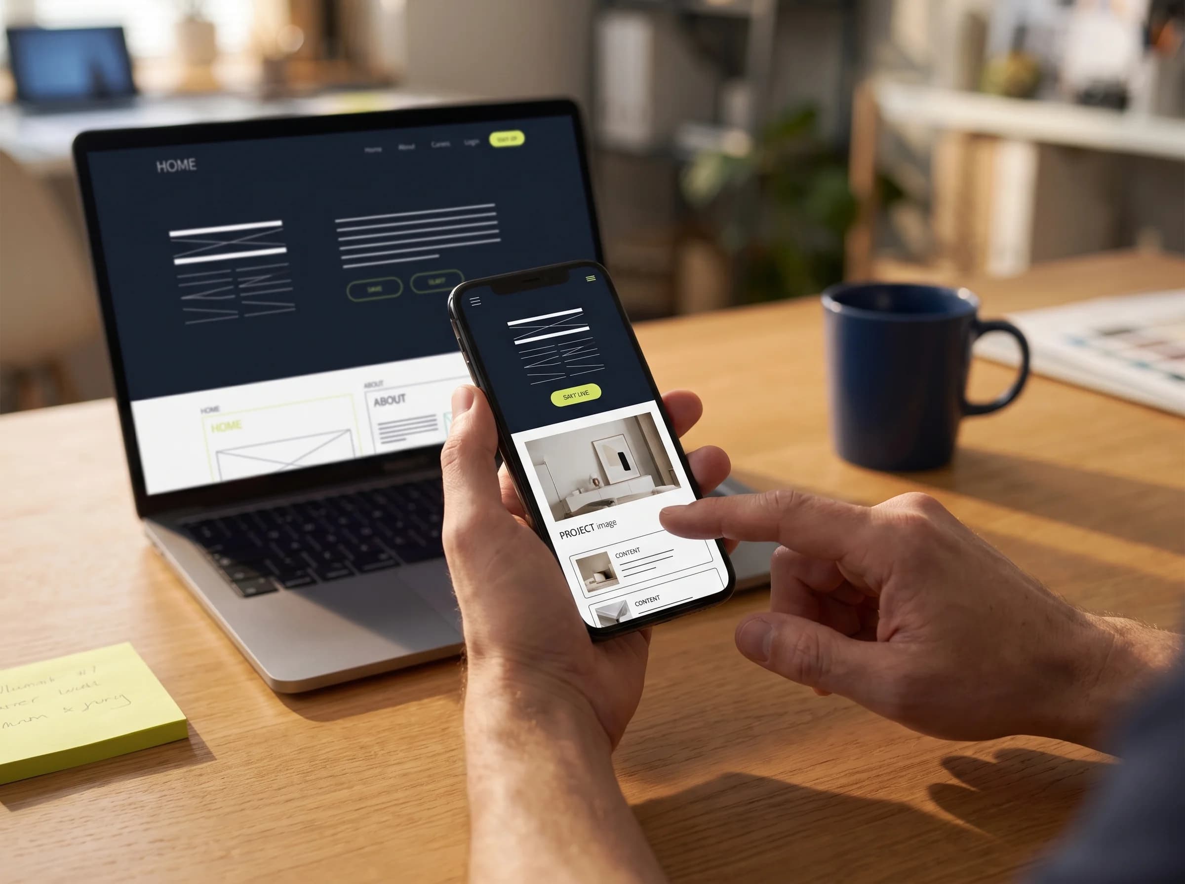 Mobil cihazda site testi